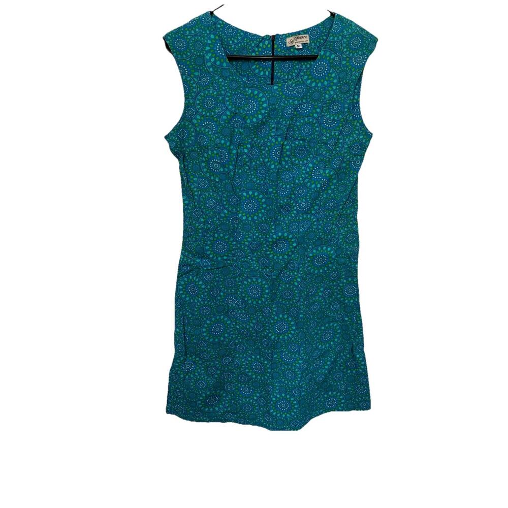 APSARA Women’s Cotton Sleeveless Sun Dress Size M